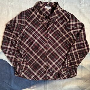 Calvin Klein button up blouse, Size L